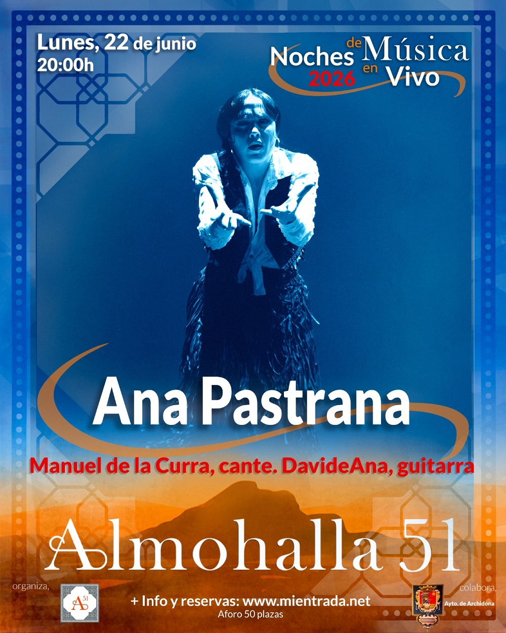 NOCHES DE MÚSICA EN VIVO – ANA PASTRANA