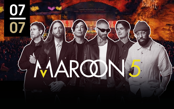 Maroon 5 en concierto en Starlite Occident Marbella 2026