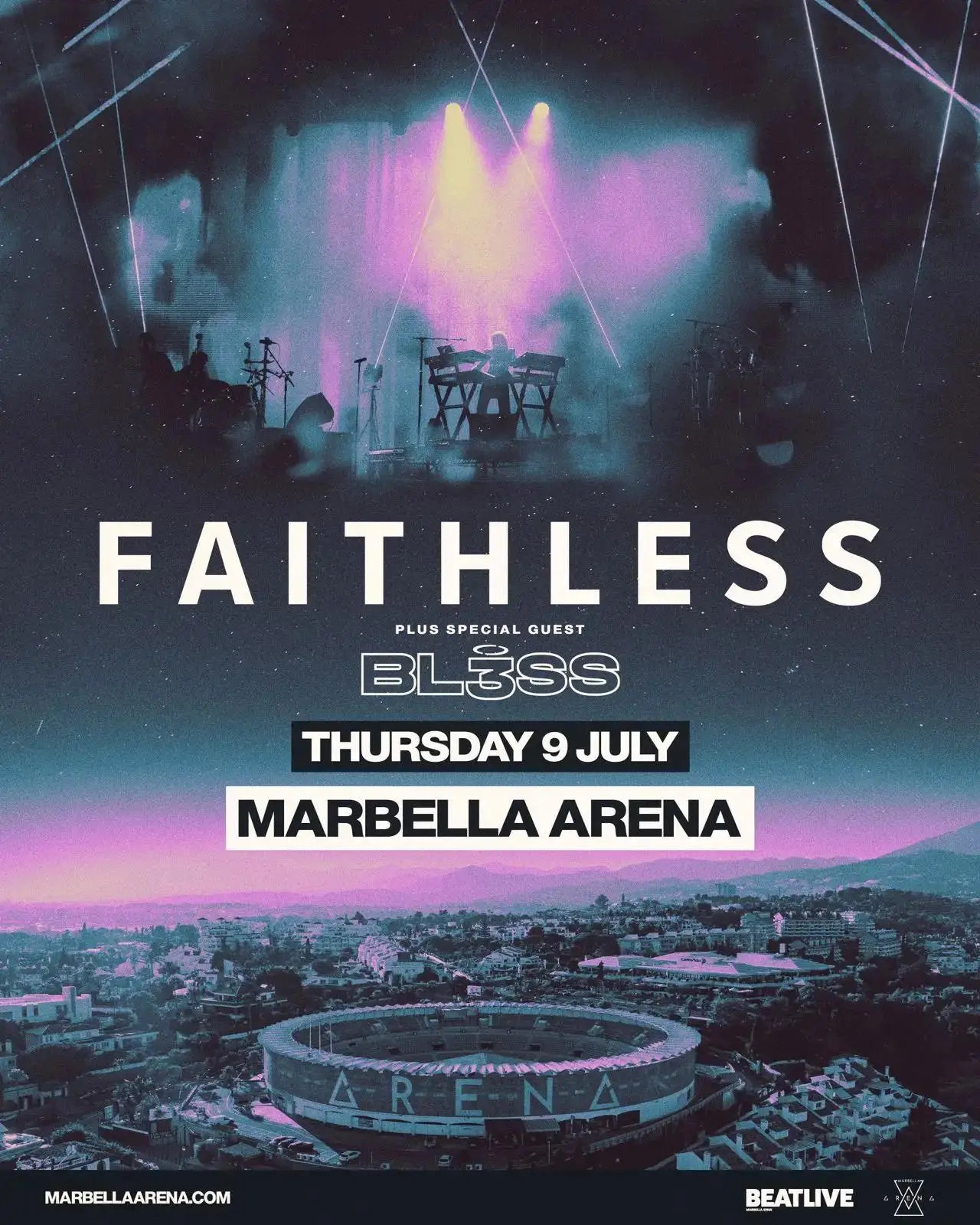 Faithless en directo en Marbella Arena 2026