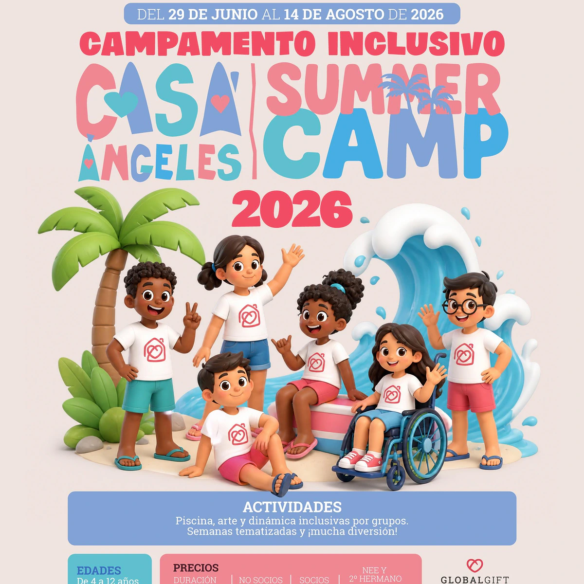 Campamento Inclusivo Casa Ángeles Summer Camp 2026 en Marbella