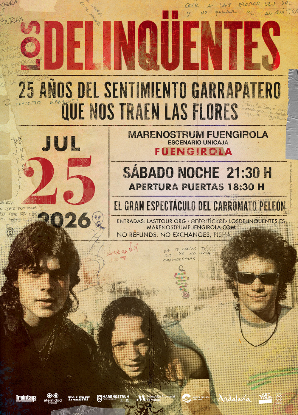 Los Delinqüentes regresan a los escenarios