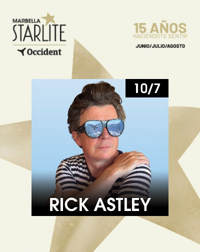Rick Astley actuará en Starlite Occident