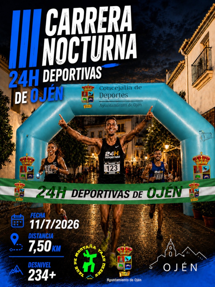 Ojén celebra la III Carrera Nocturna el 11 de julio