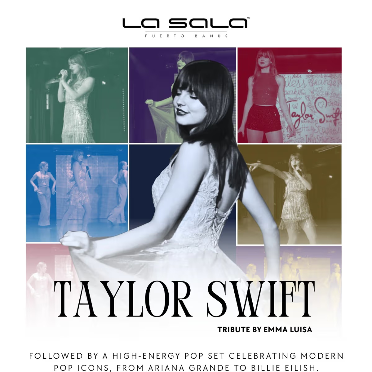 Tributo a Taylor Swift de Emma Luisa en Marbella 