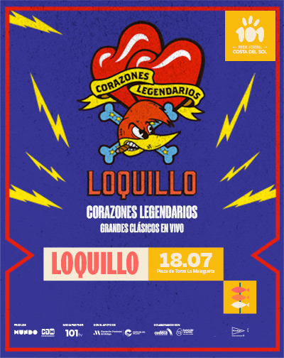 Concierto Loquillo - Corazones Legendarios - 101 Music Festival 2026 en Málaga