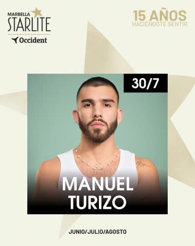 Manuel Turizo llevará su energía latina a Starlite Occident Marbella