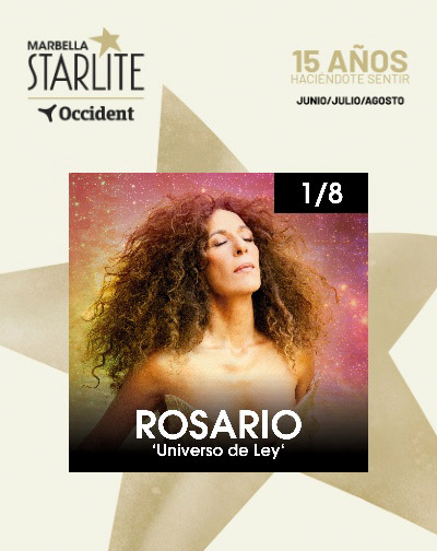 Rosario actuará en Starlite Occident Marbella con una noche de rumba, flamenco y pop