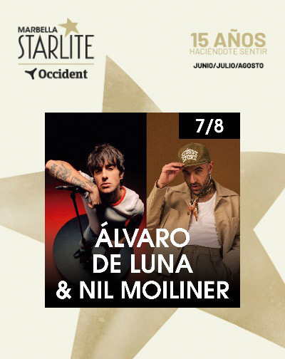 Álvaro de Luna y Nil Moliner compartirán escenario en Starlite Occident Marbella