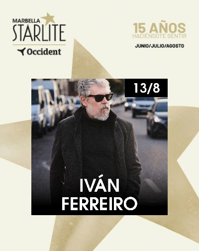 Iván Ferreiro debuta en Starlite Marbella con una noche de indie y grandes canciones