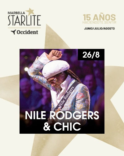 Nile Rodgers & CHIC en Starlite Occident Marbella 2026
