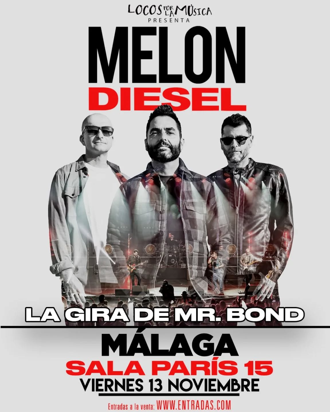 Melon Diesel – La gira de Mr Bond in Málaga