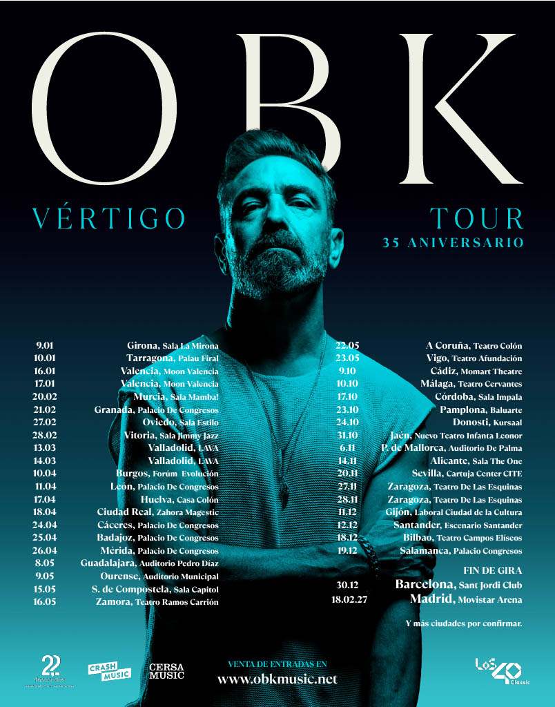 OBK – Vértigo 35th Anniversary Tour in Málaga