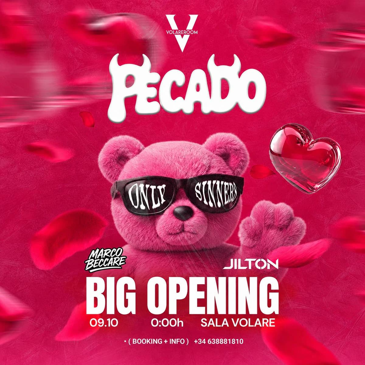 Pecado: Grand Opening with Marco Beccare & Jilton in Marbella