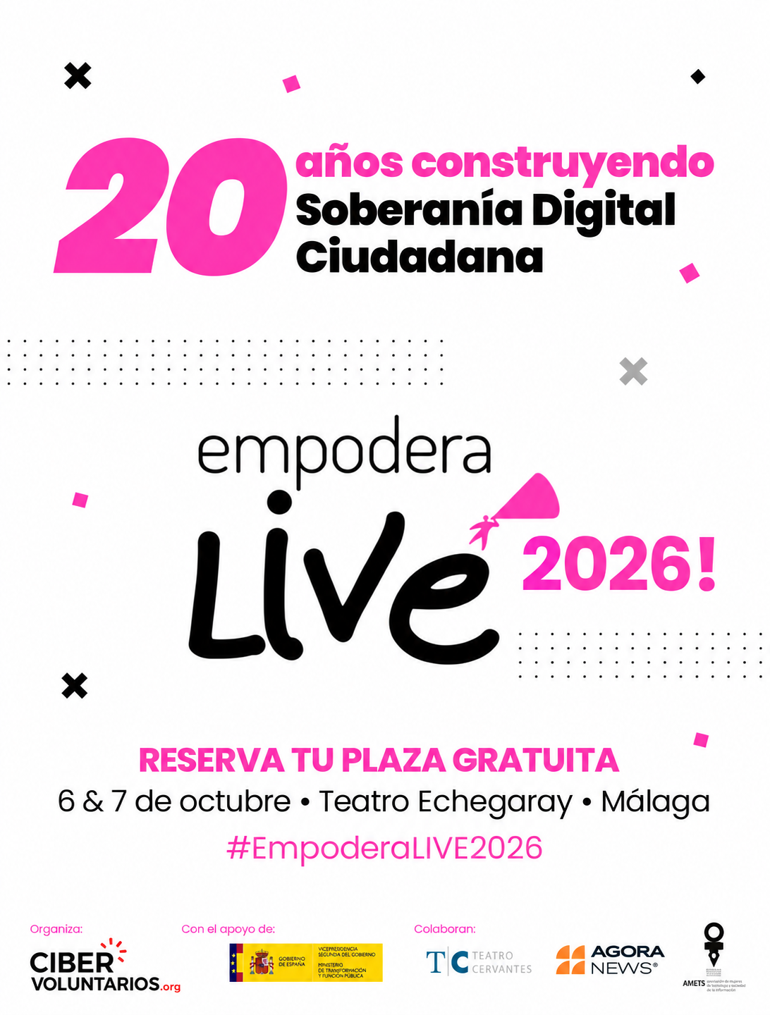 EmpoderaLIVE 2026 – 20 Years Building Citizen Digital Sovereignty in Málaga