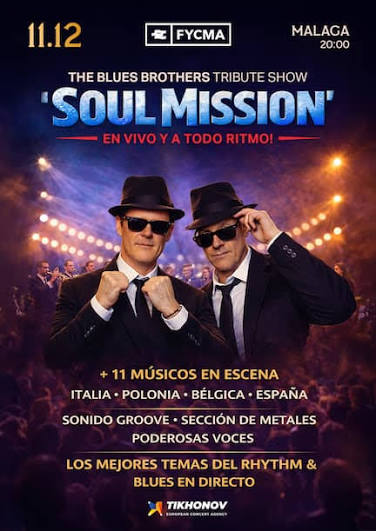 Blues Brothers Tribute “Soul Mission” in Málaga