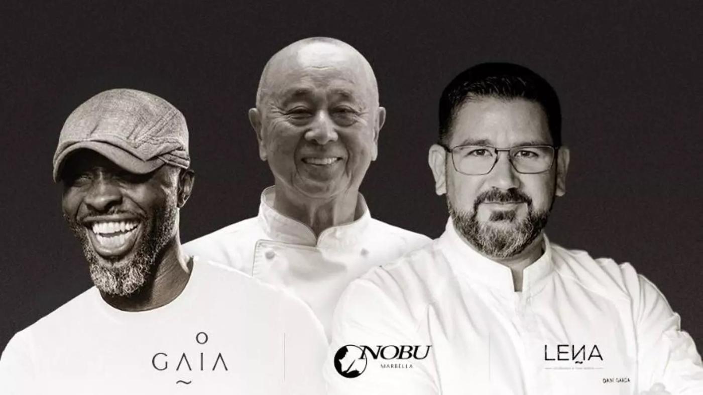 Los chefs Nobu, Izu Ani y Dani García cocinarán en vivo en una experiencia inmersiva en Marbella