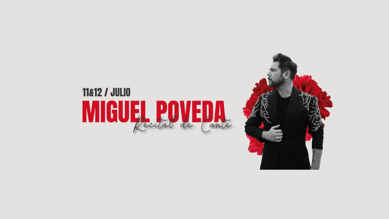Recital de cante Miguel Poveda