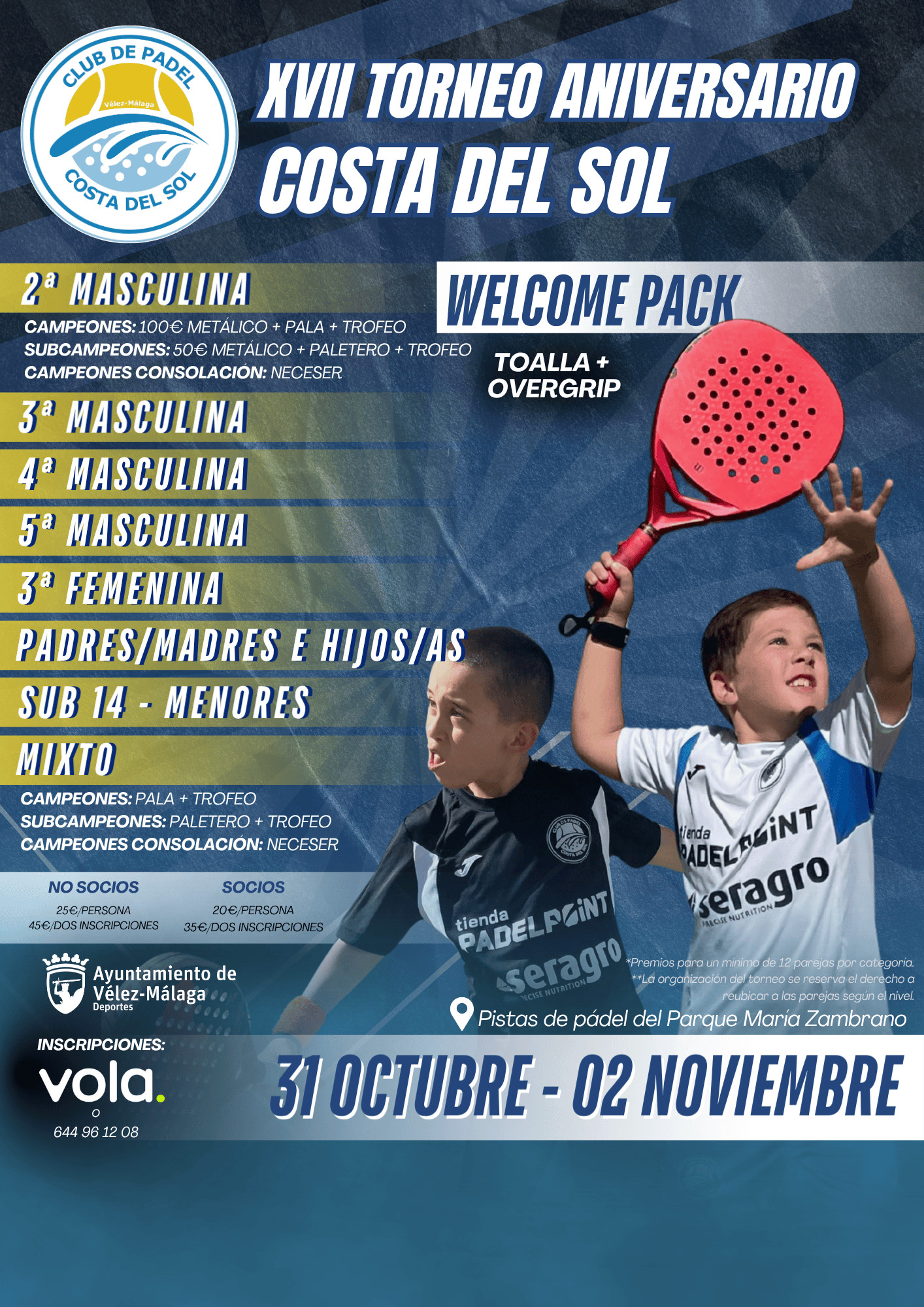 XVII ANIVERSARIO C.D. PÁDEL COSTA DEL SOL