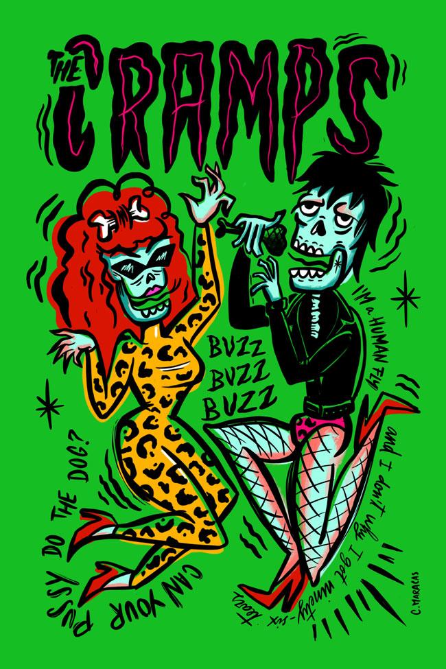 Exposición de Carmela Maracas “Monstruos, esqueletos, demencias y Rock’N’Roll”