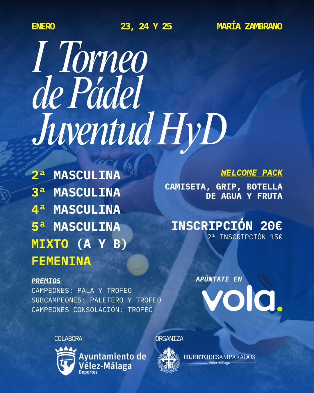 I TORNEO DE PADEL JUVENTUD HYD