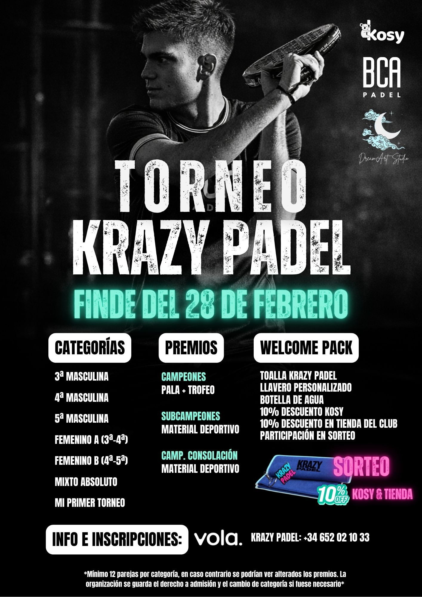 TORNEO INAUGURACIÓN KRAZY PADEL
