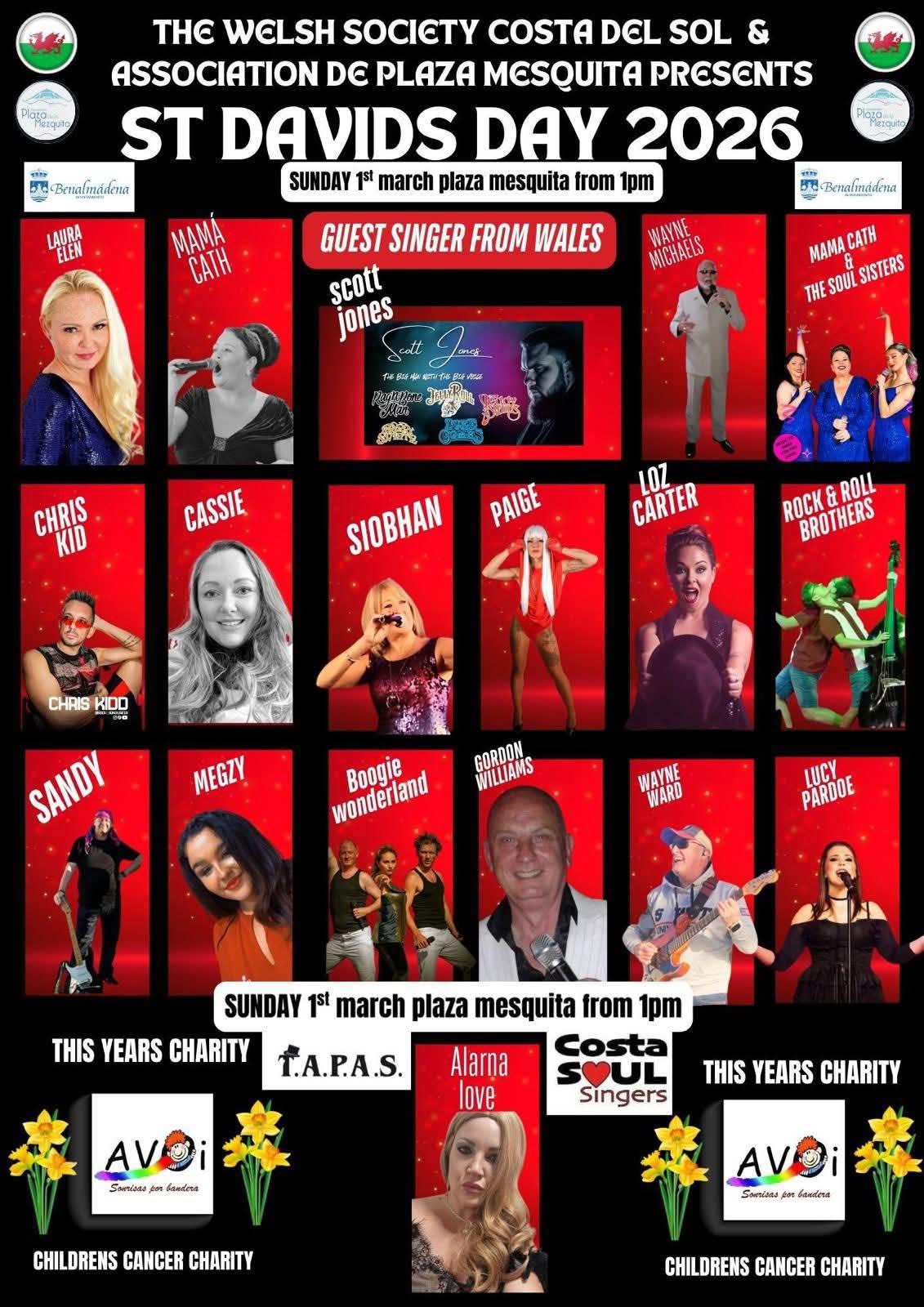 St David’s Day – Benalmádena