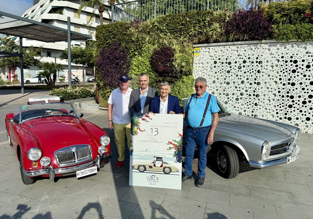 Medio centenar de coches clásicos se darán cita en la XIII Exposición de Vehículos Antiguos de Marbella