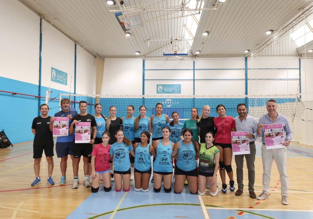 El torneo 'Andrés Fuentes' de voleibol reunirá este fin de semana en Marbella a 400 jugadores