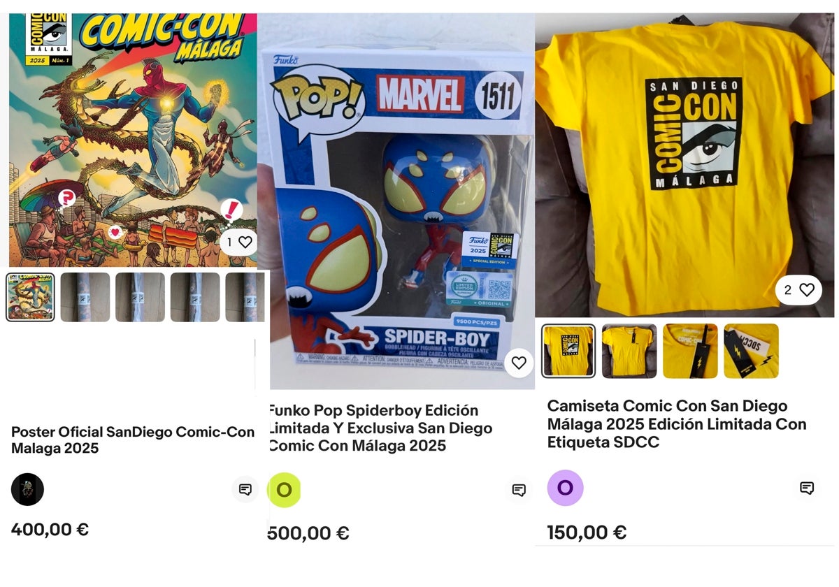 Camisetas a 150 euros y Funkos por más de 400: la Comic-Con dispara la reventa en Wallapop y Ebay