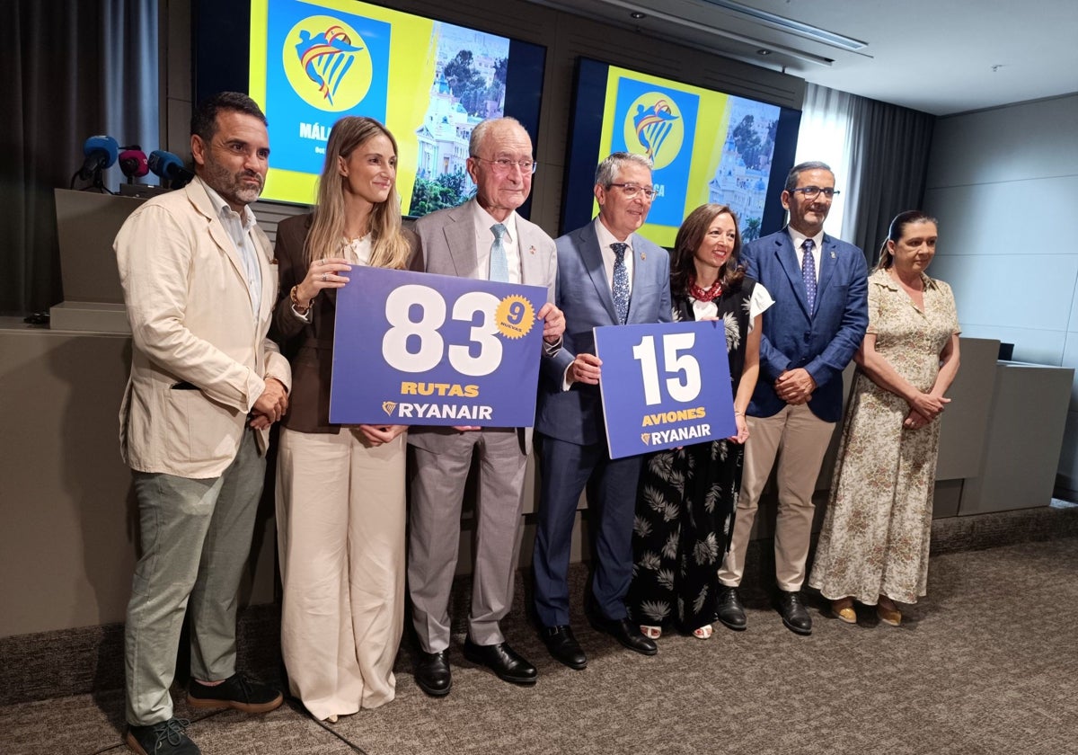 Ryanair estrena nueve rutas este invierno en el aeropuerto de Málaga