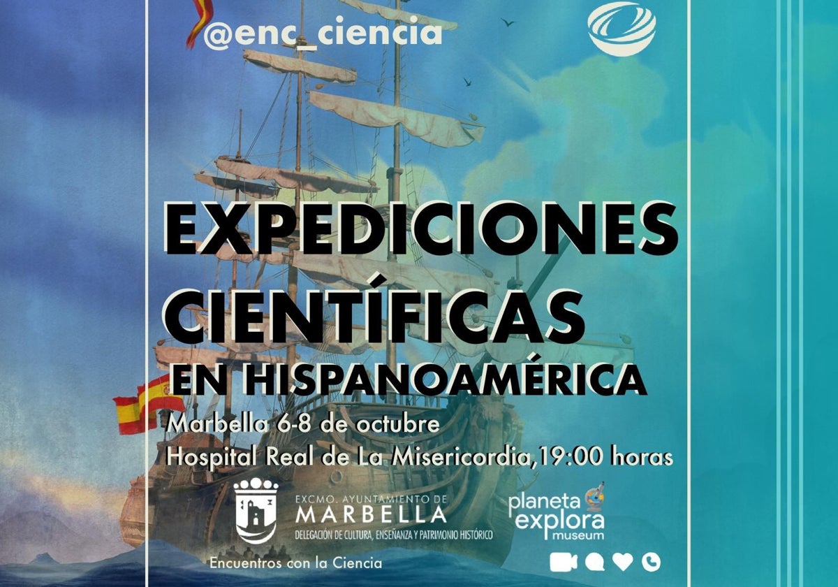 Ciencia e historia se unirán en Marbella del 6 al 8 de octubre en el ciclo 'Expediciones científicas en Hispanoamérica'