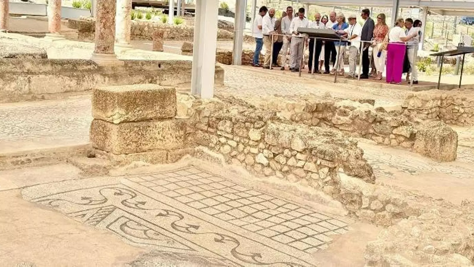 Horario y precios para visitar la Villa Romana de Antequera, una joya con el mayor mosaico geométrico de España