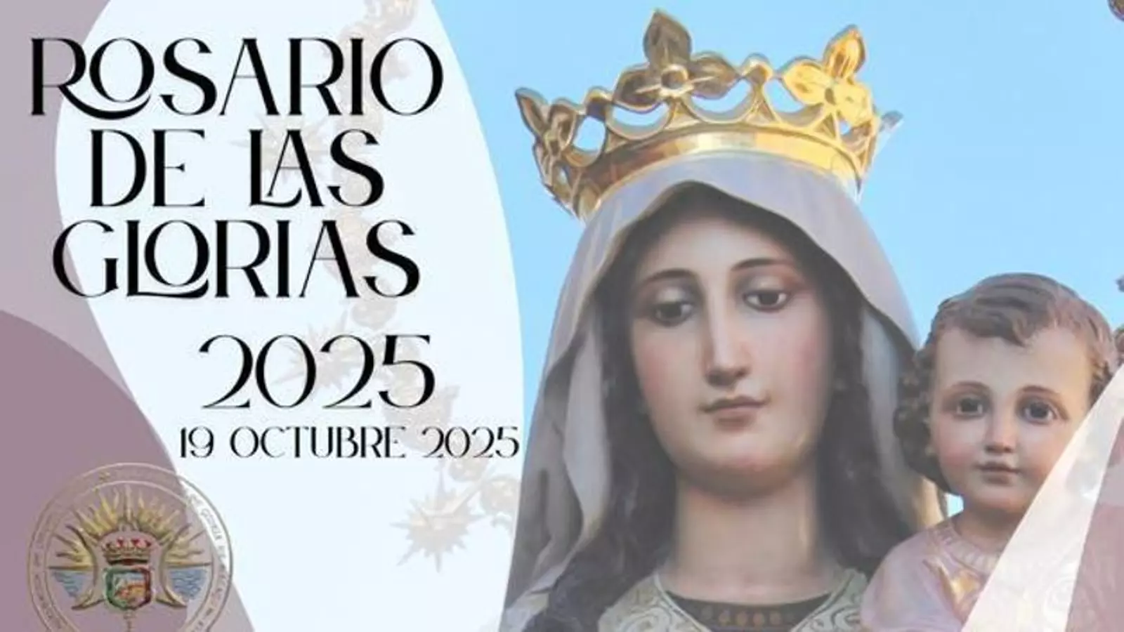 Recorrido de la procesión del Rosario de las Glorias de Málaga