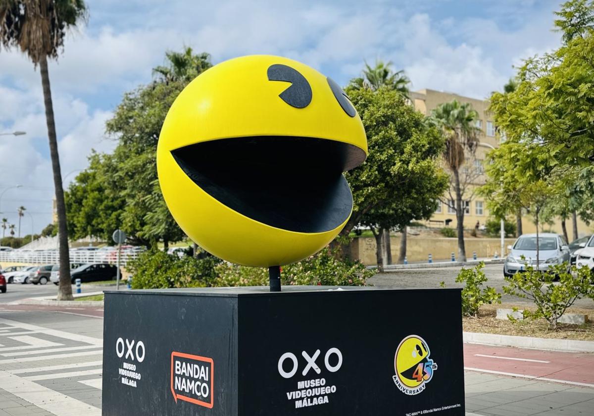 Pac-Man llega a Málaga para celebrar su 45 aniversario