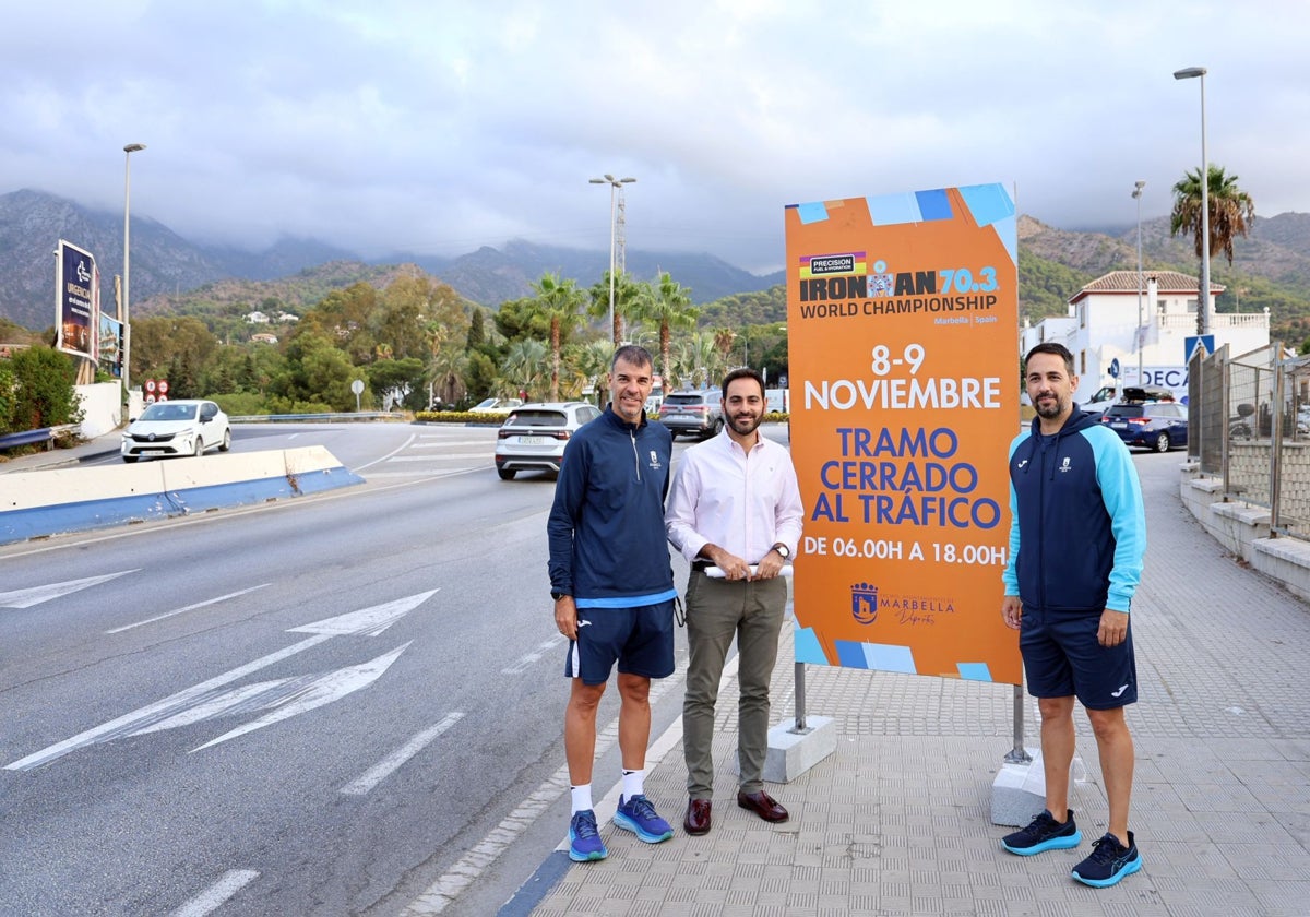 Marbella instala 15 paneles informativos para informar de las incidencias de tráfico durante el Mundial del Ironman