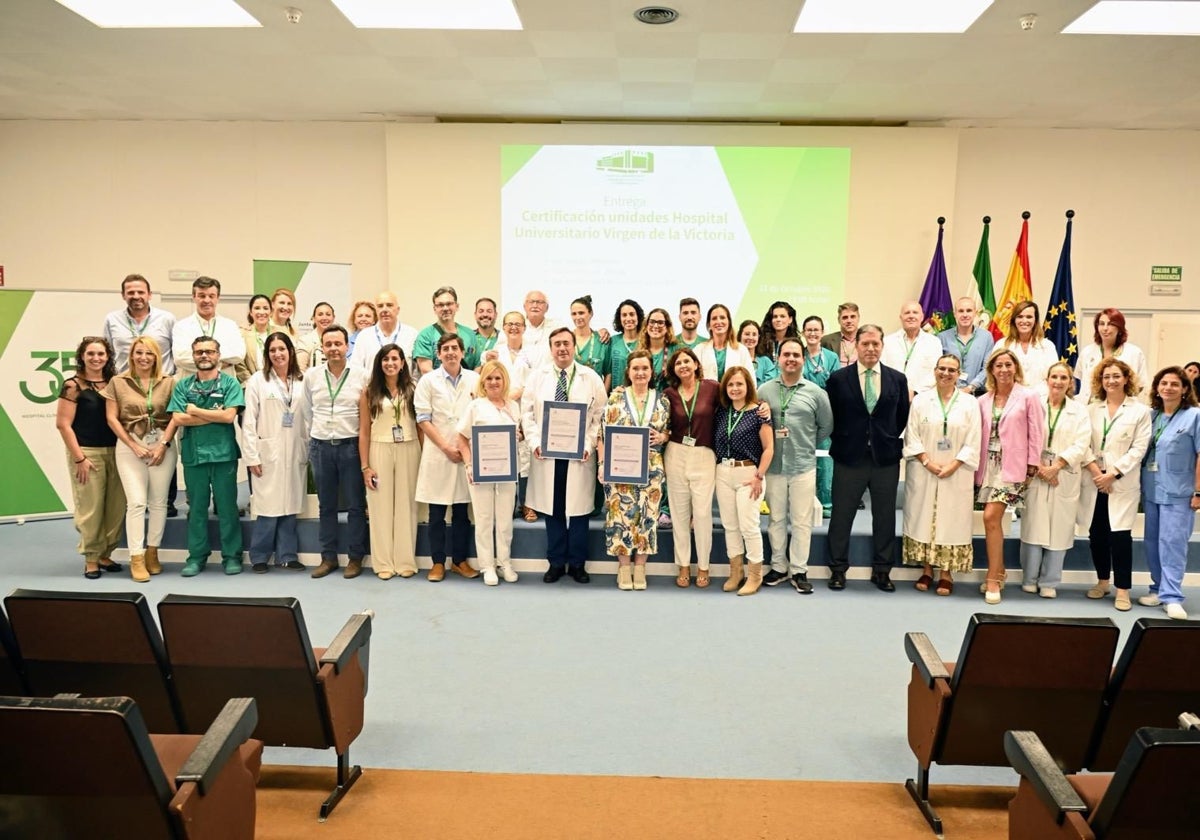 La Unidad de Anestesiología del Clínico, certificada como «excelente» por la Agencia de Calidad Sanitaria de Andalucía