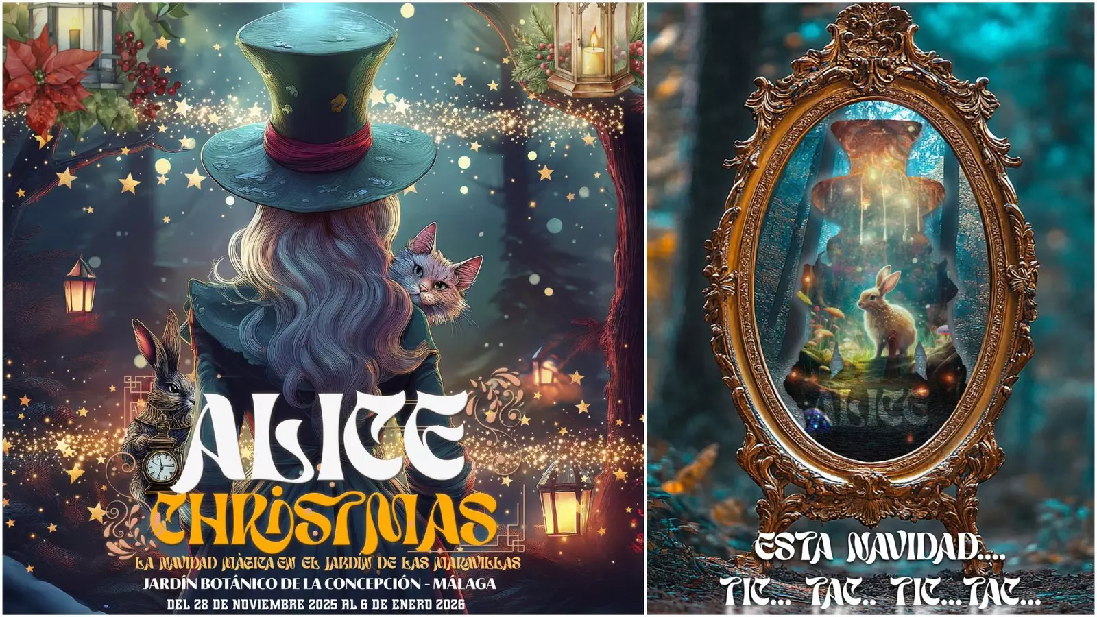 Comienza este viernes: todo lo que debes saber del espectáculo de luces del Jardín Botánico de Málaga esta Navidad