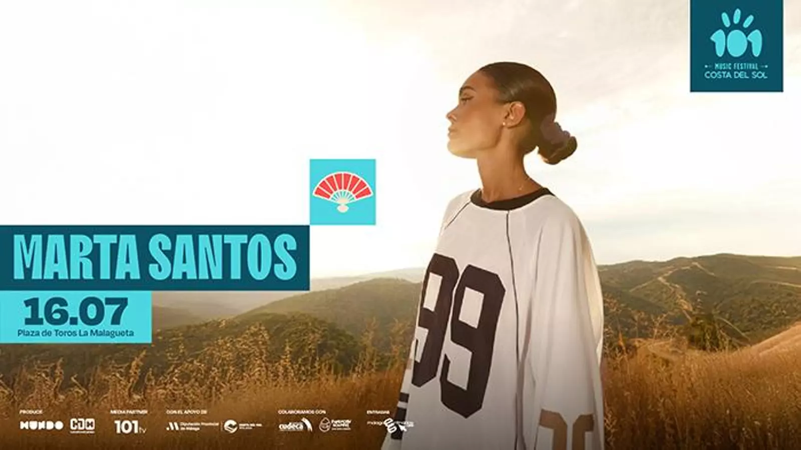 Marta Santos amplía la lista de conciertos este verano del 101 Music Festival Costa del Sol 2026