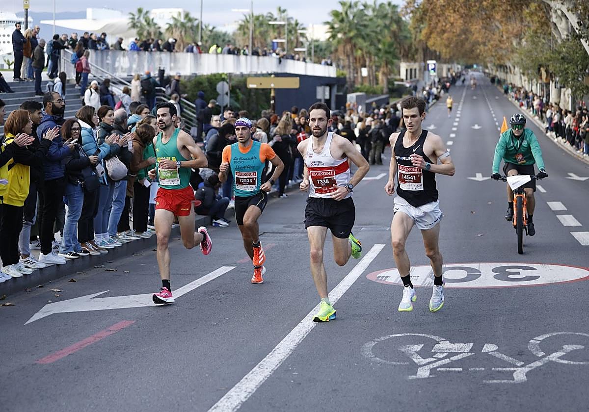 Cortes de tráfico hoy y mañana por el Maratón de Málaga