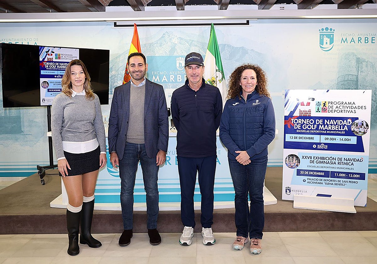 Marbella cierra la programación deportiva de 2025 con un torneo de golf navideño y la tradicional exhibición de gimnasia rítmica
