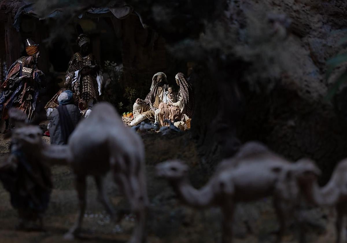El paseo de Navidad de belén en belén en Málaga