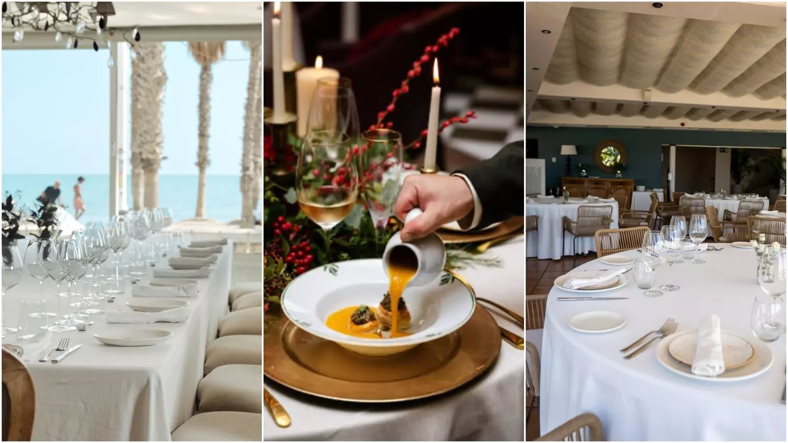 Restaurantes de Málaga que abren el día de Nochebuena, Navidad, Nochevieja o Año Nuevo para olvidarte de todo y disfrutar plenamente