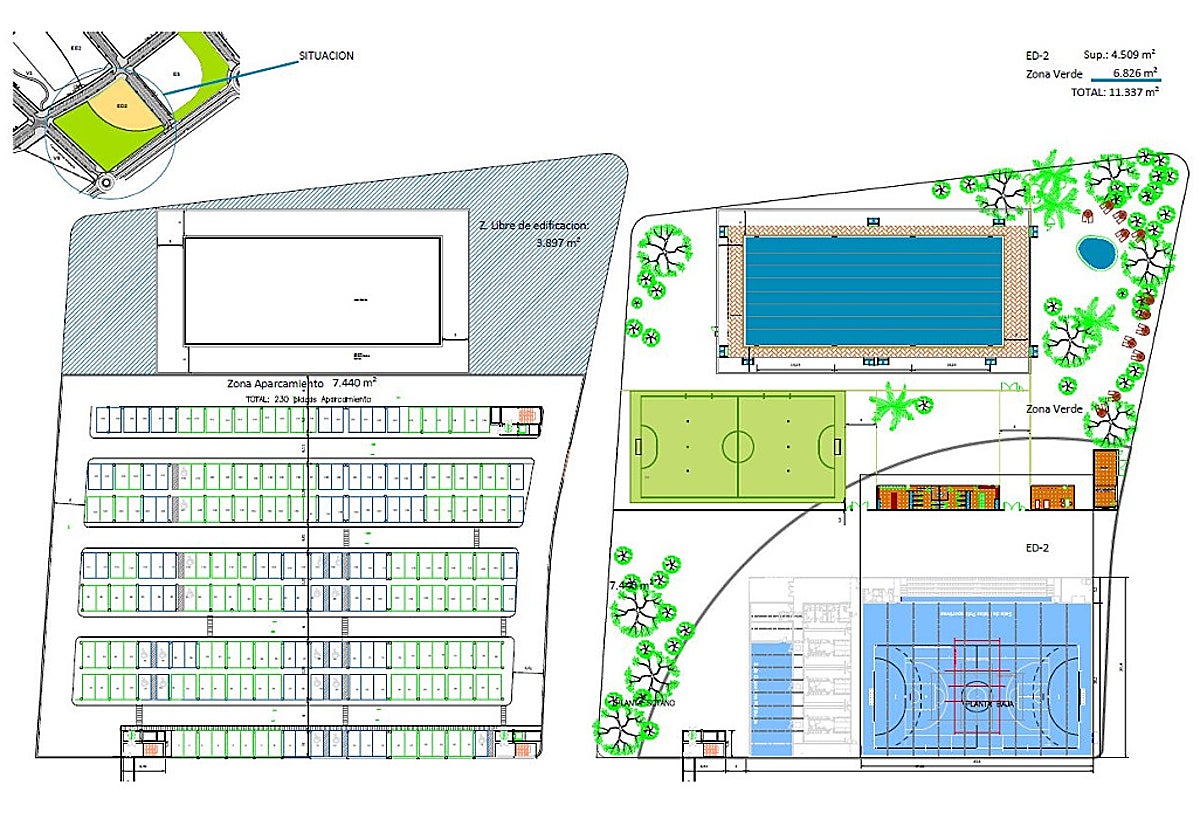 Mijas pone en marcha la construcción de un complejo deportivo en Las Lagunas