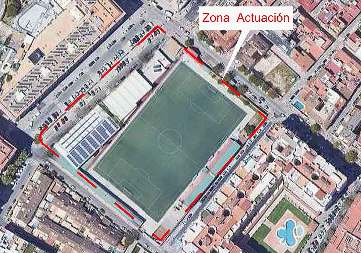 Piscina, polideportivo, parking y juzgados: así será el nuevo estadio de Los Boliches