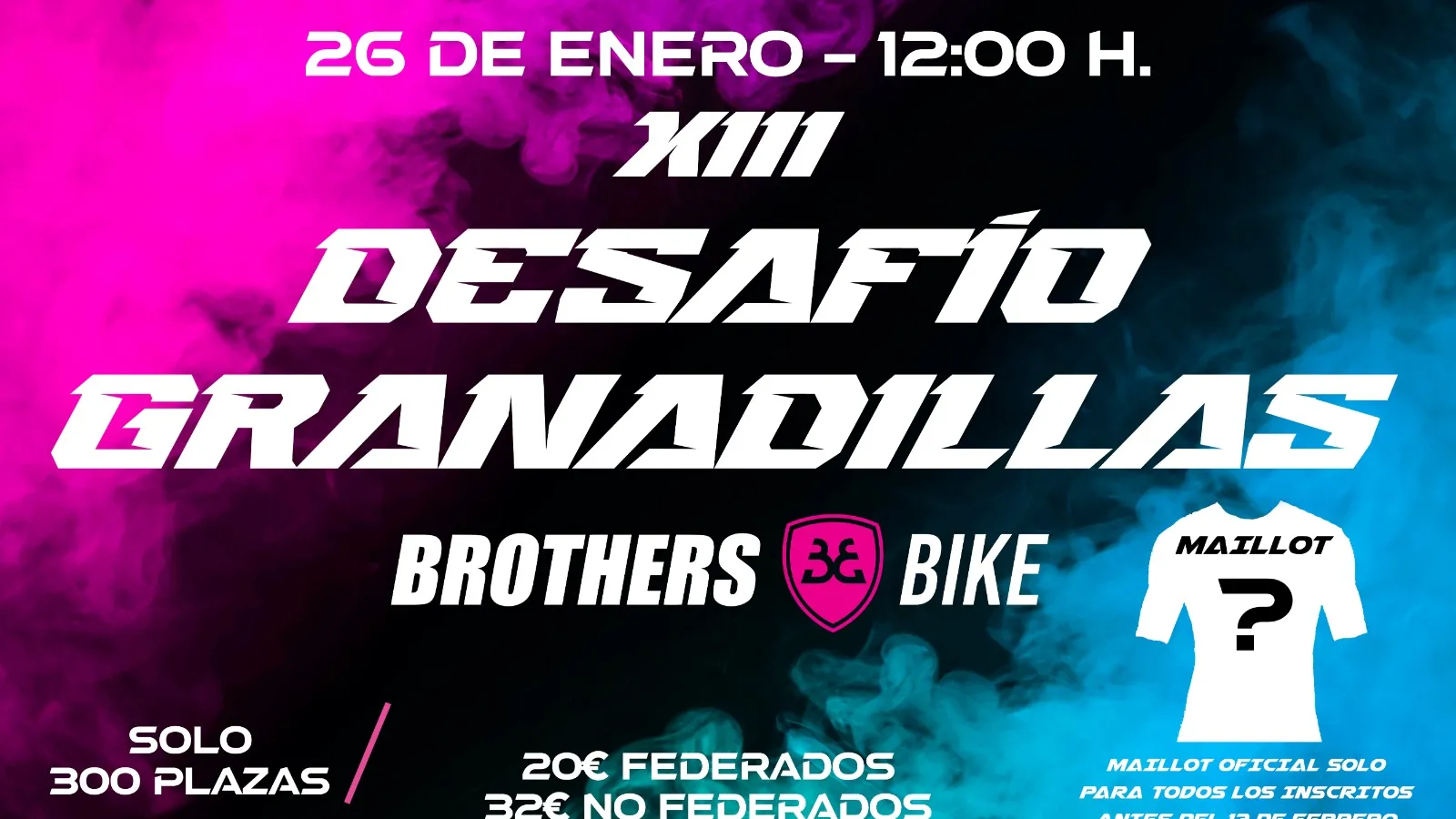 Las inscripciones de la XIII Desafío Granadillas BTT de Rincón de la Victoria estarán disponibles el 26 de enero