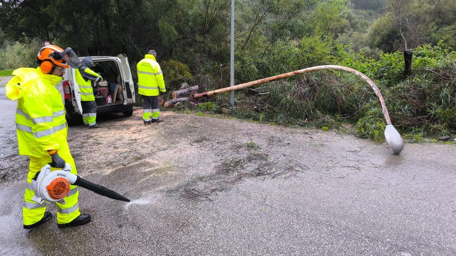 Mijas activa el plan territorial de emergencia en prealerta por la borrasca Leonardo