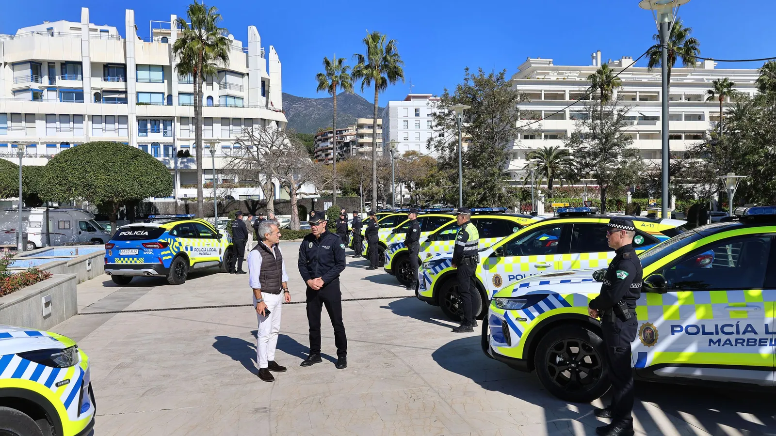 La Policía Local de Marbella incorpora 14 nuevos vehículos
