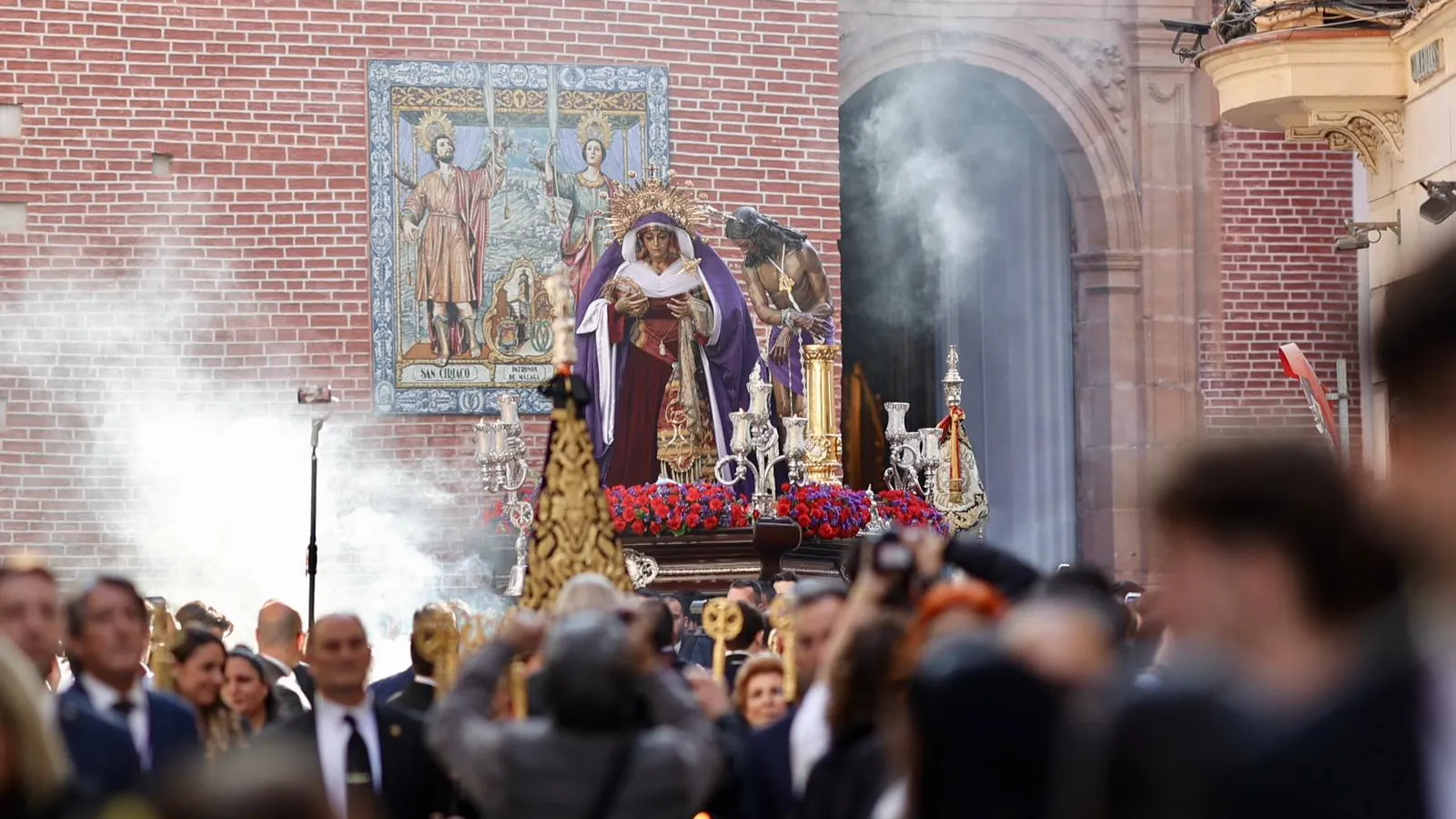 Málaga vive su domingo de traslados como antesala de la Semana Santa