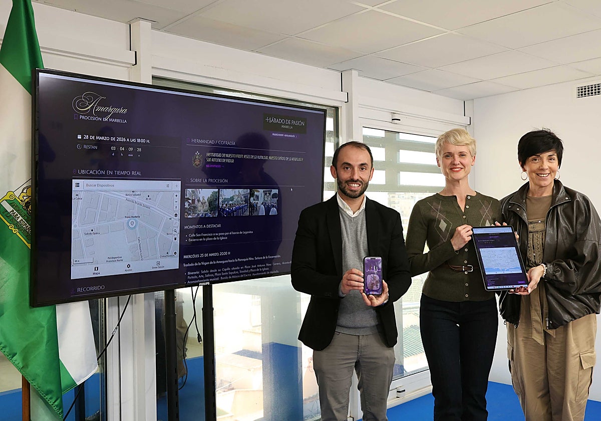 Marbella lanza una nueva web de Semana Santa que incluye seguimiento en tiempo real de las procesiones