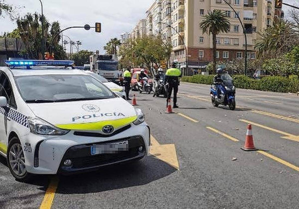 Cortes de tráfico para el primer fin de semana de Semana Santa en Málaga